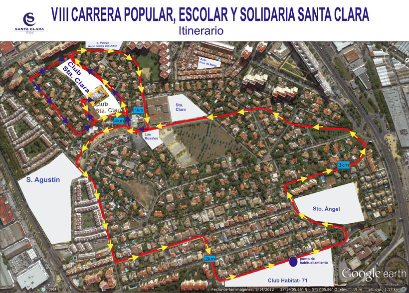 VIII Carrera popular, escolar y solidaria Club Santa Clara