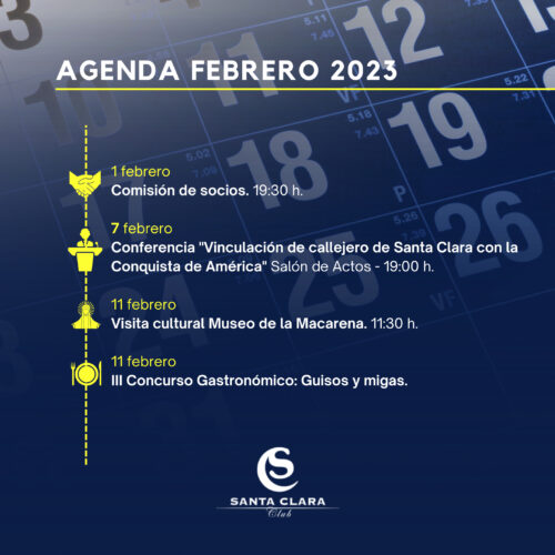 agenda febrero 2023 1