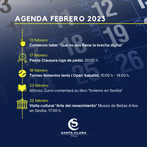 agenda febrero 2023 2